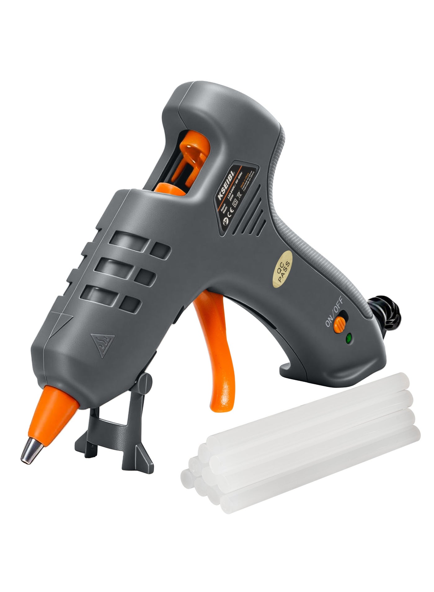 Hot Glue Gun, Upgraded 20W High Temp Hot Melt Glue Gun Kit for DIY Projects, Arts and Crafts, Home Quick Repairs, Repairing Broken Household Items, Floral Design, Packaging and Shipping